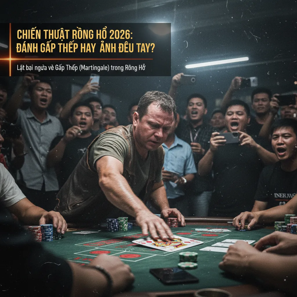 Lật bài ngửa về Gấp Thếp (Martingale) trong Rồng Hổ